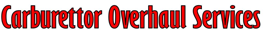 Carburettor Overhaul Services